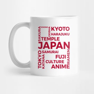 red japan stuff Mug